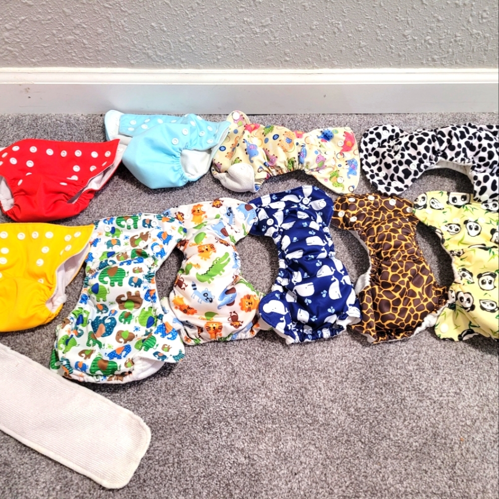 Newborn cloth diapers all in one and pocket